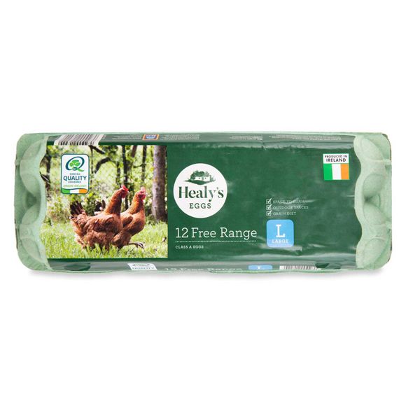 Irish Large Free Range Eggs 12 Pack Healy's Eggs